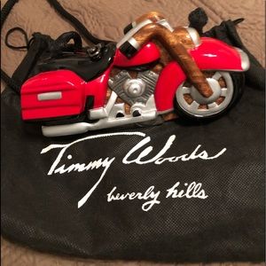 Designer Timmy Woods Motorcycle Purse